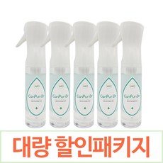 엘가닉 캔퓨리닥터 대량 패키지 (5개) - 올인원 방역 탈취 스프레이 암환자 항암 중 사용 가능, 5개, 300ml