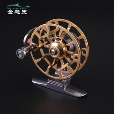 金飈王金屬漁綫輪漁輪帶洩力超輕前打輪磯竿冰釣輪冬釣廠, ∑∪4000
