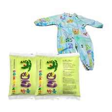 스노우키즈 플레파우더+가운세트, 옐로우(S), 1개