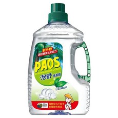 泡舒 洗潔精 綠茶, 澱粉酵素去垢配方 快速去油除腥, 2.8kg, 1瓶