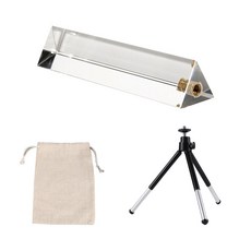 사진 촬영용 삼각형 프리즘 스탠드 포함 스튜디오 촬영 효과 필터 유리 30x30x130mm, Triangular Prism