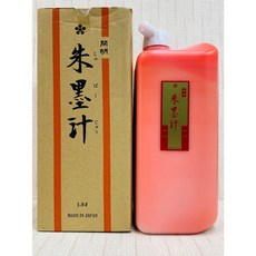 正大筆莊《開明 朱墨液》1.8L 老師訂正墨 紅色墨汁 書法繪畫專用, 1個, 1.8L