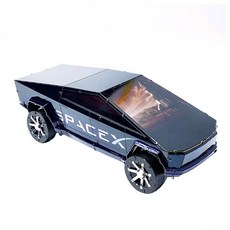 [알꿀밤-메탈퍼즐-자동차] 테슬라 사이버 트럭-컬러, 1개