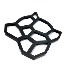 IDFR 水泥模板 塑形地磚模具 50x50cm 戶外庭院造景 DIY 鋪路地磚模具, 1個, 1片