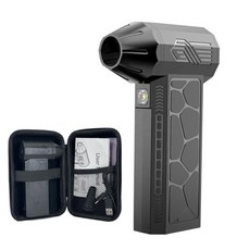 無線颶風神槍 雙鋰電渦輪增壓 洗車除塵清落葉三合一 防水收納包 10萬轉暴風模式 強力吹水吹塵風槍, 1個, 閃電發貨吹塵機套裝【附收納包】