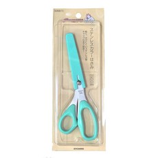 썬코코 스텐레스 안전 재단가위 캡가위 보호캡 가벼운가위 2색상 200mm, 1개, 민트색
