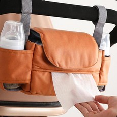 유모차가방 외출 수납 아기용품 정리 대용량 보조가방 파우치, 1개, 그레이