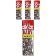 메이지 초코 베이비, 32g, 4개