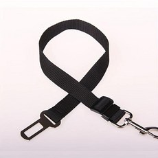 조절 강아지 자동차 벨트 여행용 애완동물 클립 내구성 나일론 중형견에 적합, 1개, 4. 검정색