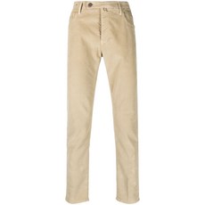 인코텍스 로고 패치 코듀로이 슬림 핏 팬츠