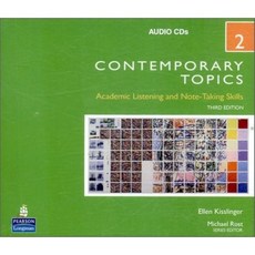 Contemporary Topics 2 : Audio CD : Academic Listening and Note-Taking Skills, Pearson Longman