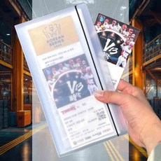 티켓 보관 바인더 영화표 홀더북 스토리지 컬렉션 현금수첩 포카속지