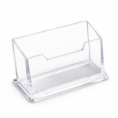 투명 아크릴 명함 거치대 사무실 매장 명함꽂이 명함 보관함 디스플레이 스탠드, 1개, 1단