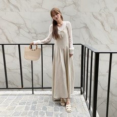 여성용 여름 얇은 스트랩 레이어드 롱 드레스
