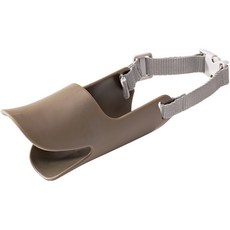 軟塑膠 狗口罩 狗嘴套 防咬人/防亂叫防誤食/寵物保護套 一套 廠家, 1個, S 咖啡色OPP:規格如圖