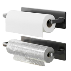 아롱달협력사 밀착고정 마그네틱 키친타올 거치대 다용도 자석 거치대, 1개, 다크그레이 2개세트