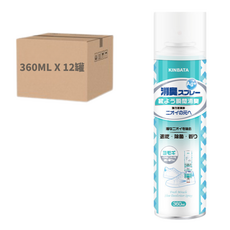 日本 KINBATA 鞋襪除臭噴霧 艾草與雪松香味, 12個, 360ml