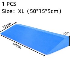 요가 웨지 블록 폼 스트레칭 경사판 손목 허리 지지 필라테스 스쿼트 피트니스, 색상: 1. Blue Board, 1개
