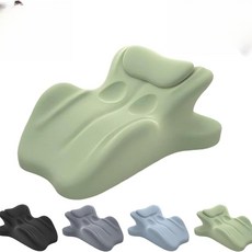 다기능 메모리폼 침대용 누움 베개 독서 휴대폰 사용 가능, 1개, 4. 그린P5