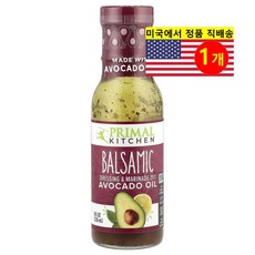 Primal Kitchen 건강하고 풍미가 좋은 클래식한 맛 크리미한 아보카도 오일 발사믹 드레싱 & 마리네이드 236ml 1개