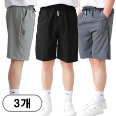 차쿠 2+1 남성 냉감 아이스 반바지 5부 밴딩 편한 트레이닝 숏팬츠 캐주얼 반바지 중년 아저씨 아빠