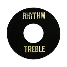 HOSCO LP-SW 電吉他 Treble/Rhythm 切換開關墊片, 1個, 黑色