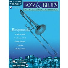 온라인 오디오가 포함된 트롬본 송북을 위한 재즈 앤 블루스 연주 솔로 잭 롱 편곡 악보 쉬운 중-중급 수준 14곡 모음집, 기본