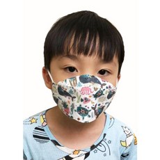 穎舖 台灣現貨免運 兒童口罩 兒童立體口罩 KF94 韓版 幼童口罩 kn94魚口 兒童3D立體口罩 四層熔噴布動物汽車, F94海洋樂園3-9歲(10片裝), 1個