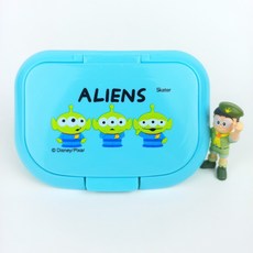 Skater 崁入式濕紙巾蓋 可重複使用 三眼怪/哆啦A夢圖案, 1個, 三眼怪