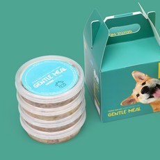 [오플] 젠틀밀 강아지화식 4팩, 4개, 100g, 소