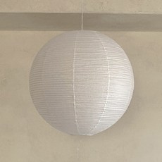 케이트가든 천장 한지 조명 촘촘한 달 조명 아이보리 모빌, 50cm+모빌
