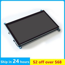 휴대용 미니 7 인치 5 포인트 용량 성 LCD 터치 스크린 패널 IPS 1024x600 풀 HD HDMI 게임 모니터 PC 디스, 1) 7 inch TFT Screen