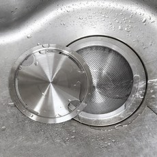 헤임아로 304 스텐 싱크대 거름망 배수구망 + 커버, 1세트, 2개