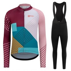 GCRFL 남성용 사이클링 의류 세트 저지 긴소매 자전거 셔츠 및 빕 팬츠 통기성 의상 3D 패딩 회색. XL