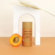 Comme Avant 固體體香膏 杏桃與櫻花 60g 敏感肌適用 不含鋁鹽 純素認證, 1個
