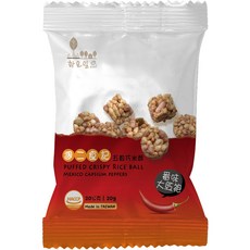 週二食記 五穀巧米酥 (番味大紅袍), 1包, 20g