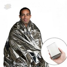 야외활동 재난대비 응급상황 체온보호 열차단 반사필름 방한용품 휴대간편 캠핑등산, 1개, 상세페이지 참조