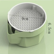 (씨앗 없음) 소화와 건강 개선을 위한 수경 고양이 풀 재배 냄비 - 온실 상자 포함, [01] green, 1개