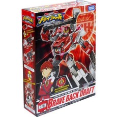 TAKARA TOMY Drive Head 極速救援警察烈焰剋星二代 變形機器人, 紅白色, 1個