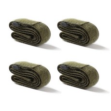 캠프웨이 벨크로 압축벨트, 카키, 4개