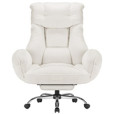 벤트론스 침대형 리클라이너 사무용 컴퓨터 의자, 코듀로이_베이지