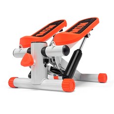 스텝퍼 홈트레이닝용 저항 밴드 포함 휴대용 트위스트 스테퍼 머신 전신 운동 트위스트 워킹, 주황