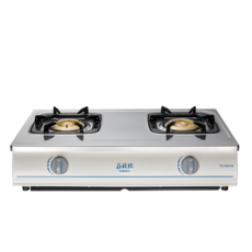 莊頭北 TG-6301B 雙環銅爐頭安全瓦斯爐 台爐 不鏽鋼機體 熄火自動切斷, 液化石油氣 (LPG)