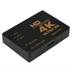 HDMI 호환 스위치 4K 스위처 3 In 1 Out 풀 HD 1080P 비디오 케이블 분배기 TV Box HDTV PC 용 1x3 허브 어, 01 3 In 1 Out