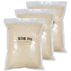 벅스앤미 밀기울 소맥피 2kg 대용량 지퍼백 ( 밀웜 슈퍼밀웜 귀뚜라미 먹이 ), 3개