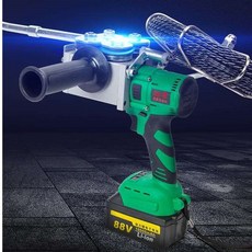 全自動電動穿線機 電工穿線器 電動拉線機 拽線器 穿管器 電動引線器，省時省力，安全可靠, 1個, 88v一電一充20米線