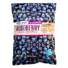 냉동 블루베리 / 업소용 카페용 대용량, 1개, 1kg
