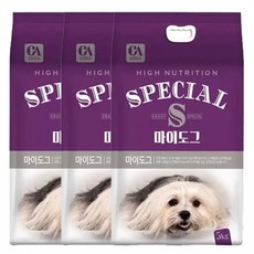 강아지 마이도그 퍼피 5kg 3P 자견 소형견 건식 사료, 3개