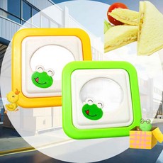 개구리 샌드위치메이커 간식만들기 소풍도시락 샌드꾹 스탬프 주방도구 도시락만들기
