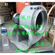 勝田 BH12-62 2HP 6P 12吋 多翼式送風機 抽油煙機 抽風機 排風機 通風機 風車 鼓風機 風鼓 離心風機, 1個, 三相220/380V,油煙型